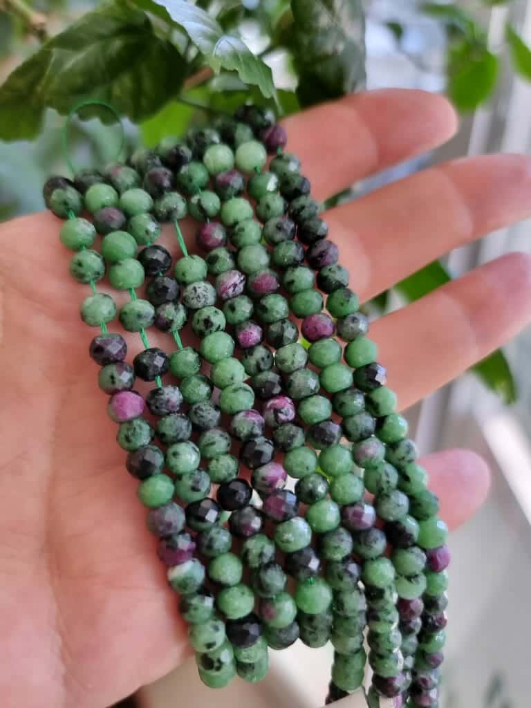 Zumrut Dogal Tas Rondela 6 Mm 4