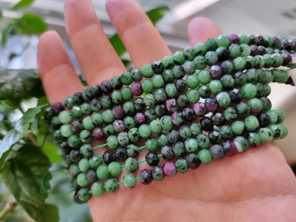 Zumrut Dogal Tas Rondela 6 Mm 7