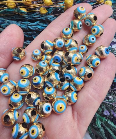 10 MM Nazar Gözlü Metal Top