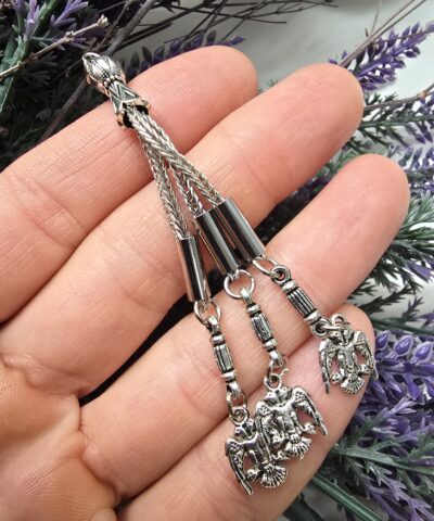 Üçlü Sallantılı Metal Tesbih Püskülü - 508