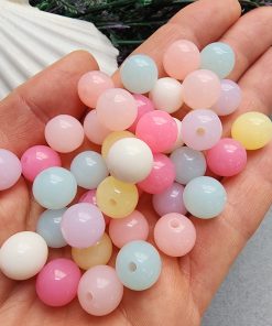 12 MM Top Şekilli Renkli Boncuklar