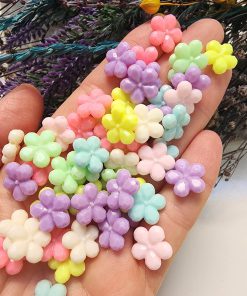 13 MM Papatya Şekilli Renkli Boncuklar