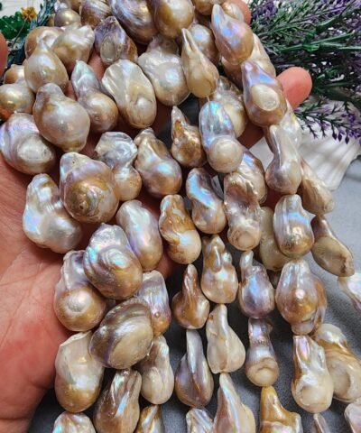 16 MM Ham Premium Barok Doğal İnci