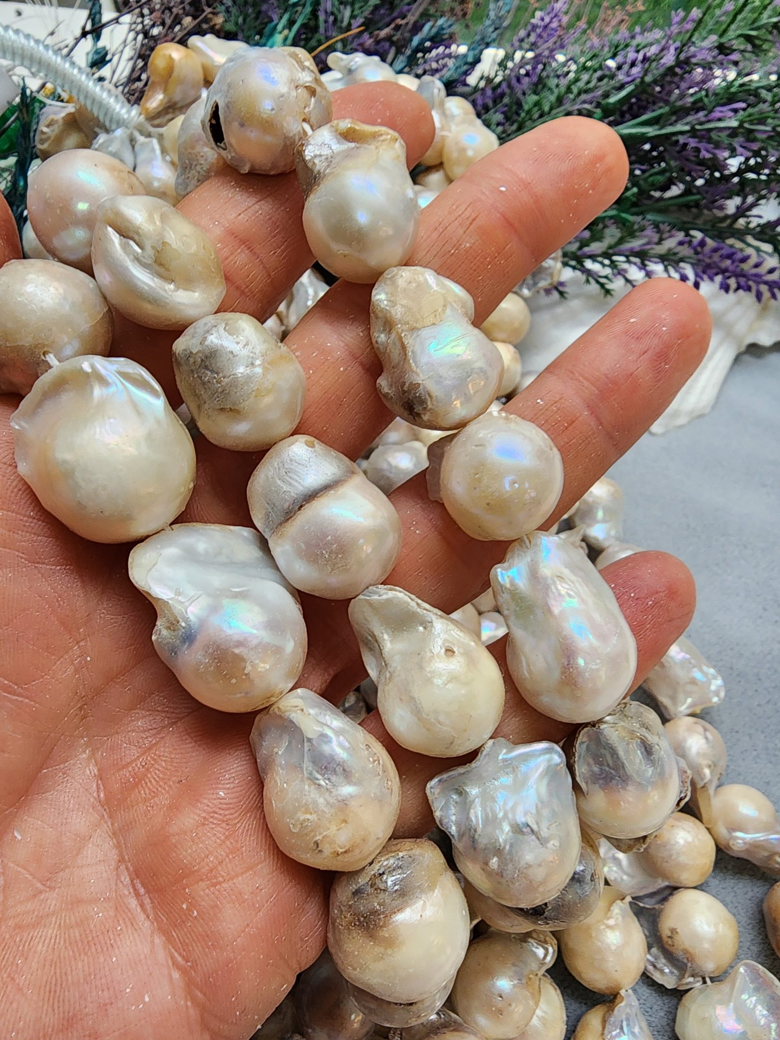 16 MM Mayorka Premium Doğal İnci - Görsel 2