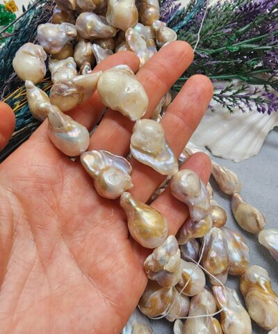 16 MM Premium Barok Doğal İnci