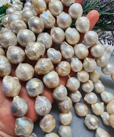 18 MM Küre Premium Doğal Barok İnci