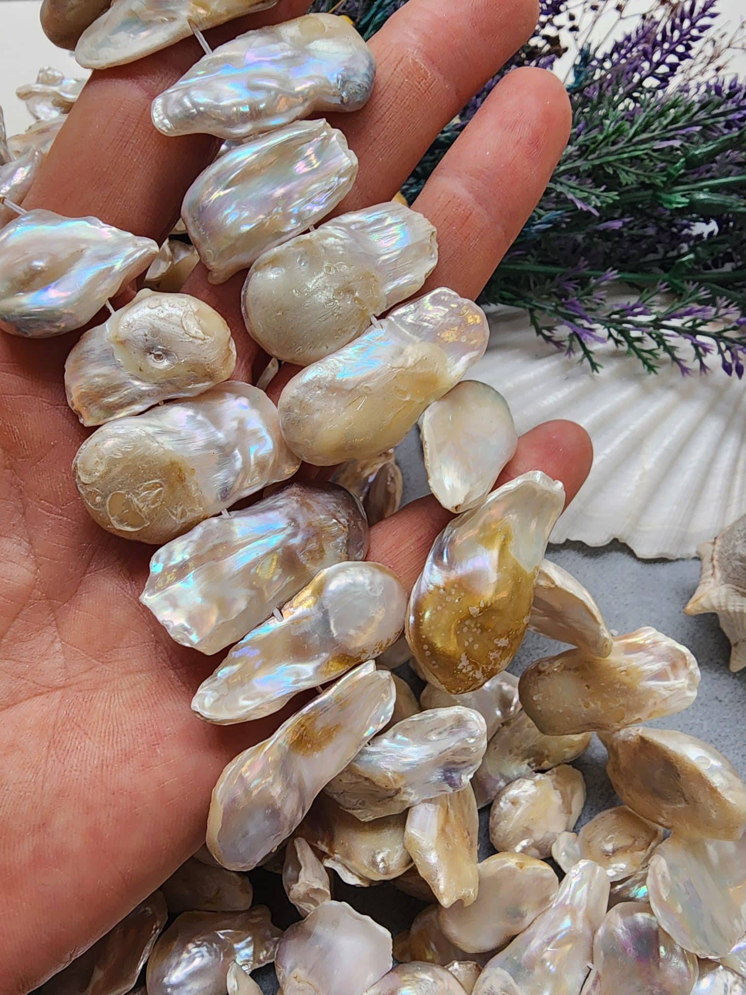 20-30 MM Yaprak Şekilli Doğal Barok İncisi - Görsel 2