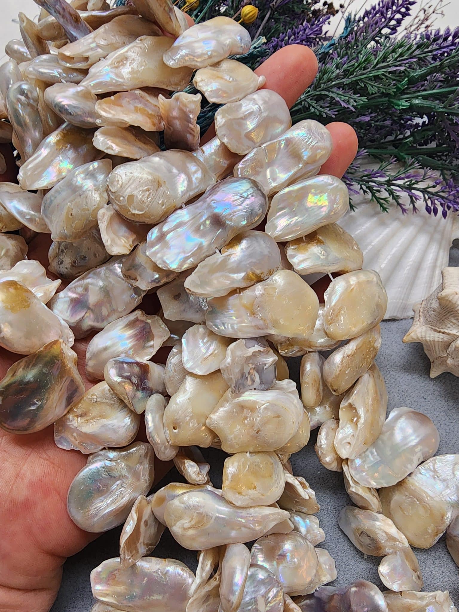 20-30 MM Yaprak Şekilli Doğal Barok İncisi