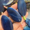 20x50 MM Oval Mavi Akik Taşı