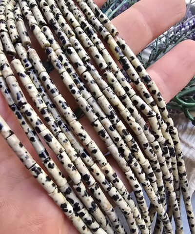 3x10 MM Silindir Dalmaçya Jasper Taşı