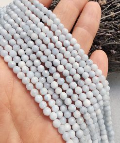 4 MM Faset Akuamarin Renkli Kuvars Taşı