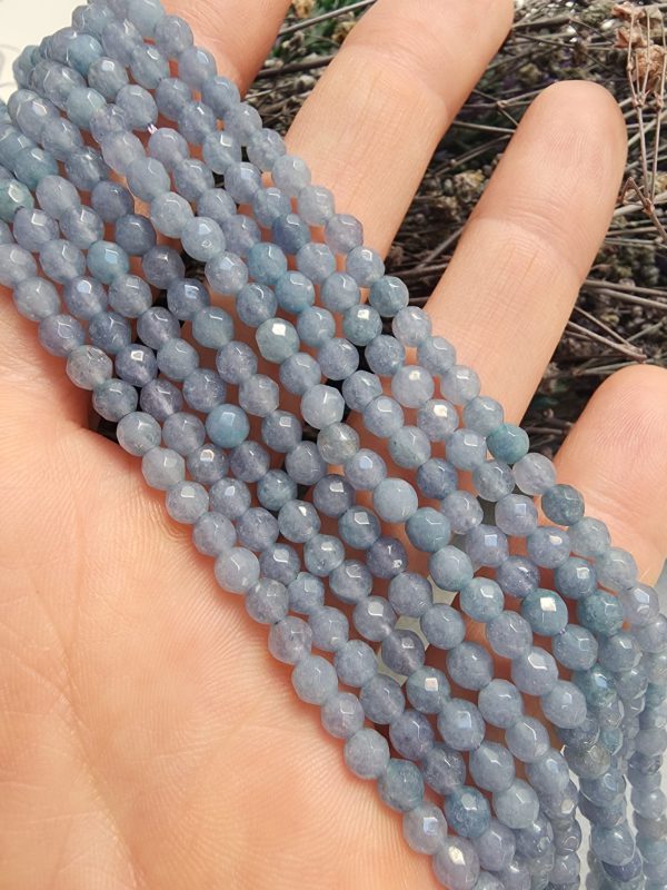 4 MM Faset İyolid Renkli Kuvars Taşı