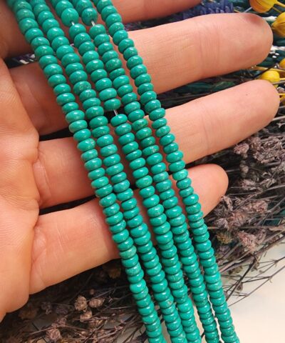 4x2 MM Rondela Turkuaz Doğal Taş AAA - 504