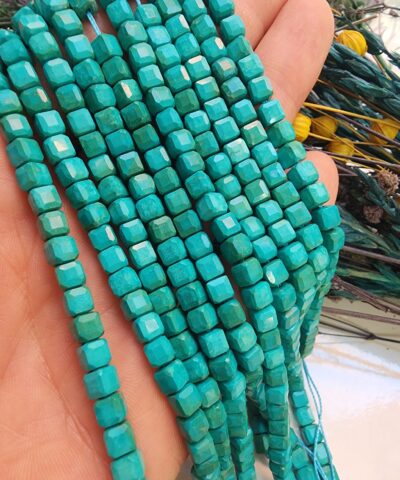 4X4 MM Küp İran Turkuaz Taşı