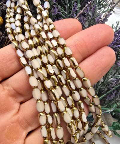 4x6 Mm Amorf Altin Kapli Kristal Dizi 504 2