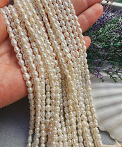 4X6 MM Yumurta Doğal Barok İnci