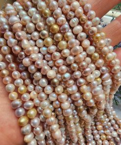5-6 MM Oval Somon Doğal Barok İnci