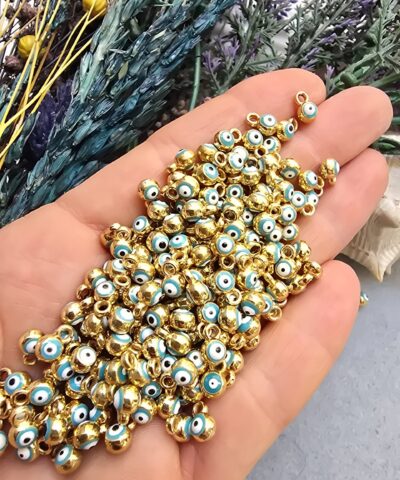 5 MM Nazar Göz Charm Takı Malzemesi