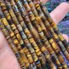 5x8 MM Silindir Kaplan Gözü Doğal Taş