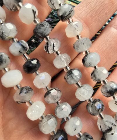 5x8 MM Siyah Rutil Kuvars 5A Kalite