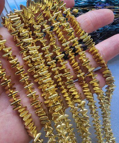 8 MM Göbekli Üçgen Hematit Doğal Taş