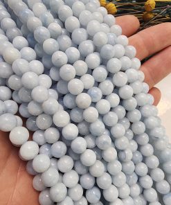 8 MM Küre Akuamarin Ceyt Kuvars Taşı