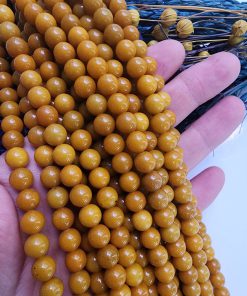 8 MM Küre Karnelyan Ceyt Kuvars Taşı