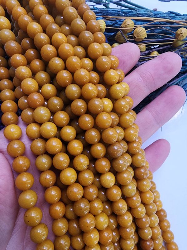 8 MM Küre Karnelyan Ceyt Kuvars Taşı