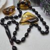8x12 Mm Orijinal Arpa Kehribar Tesbih 6