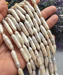 6x25 MM Silindir Doğal İnci