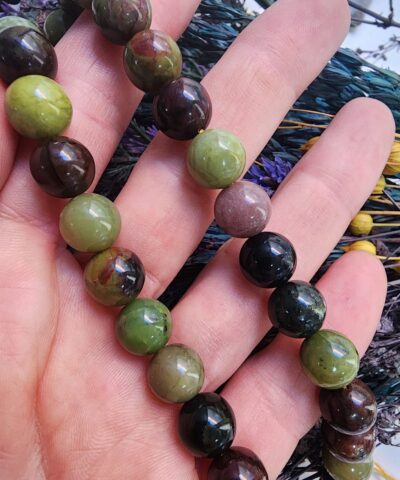 10 MM AAA Küre Yeşil Opal Taşı