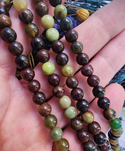 6 MM AAA Küre Yeşil Opal Taşı