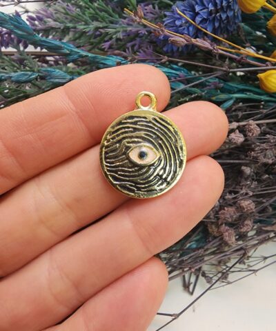 Ağaç Desenli Göz Kolye Ucu - 504