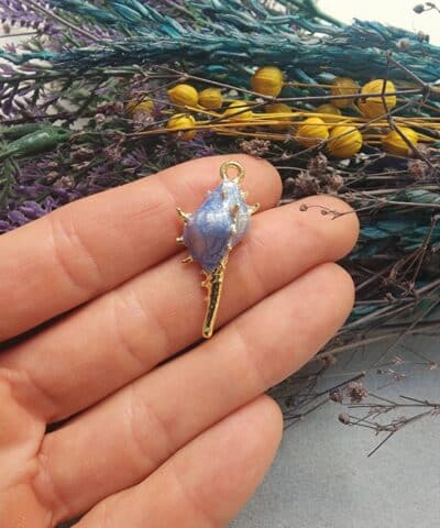 Deniz Salyangozu Charm Kolye Ucu - 502