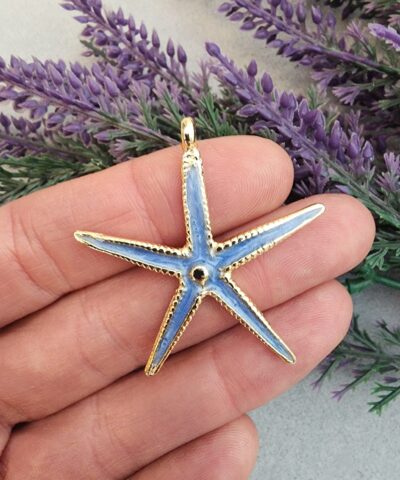 İnce Büyük Yıldız Charm Kolye Ucu - 507