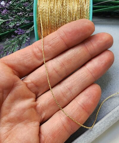 Kıl Zincir 100 Metre - Gold