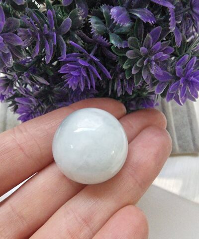Küre Akuamarin Doğal Taş - 2 MM