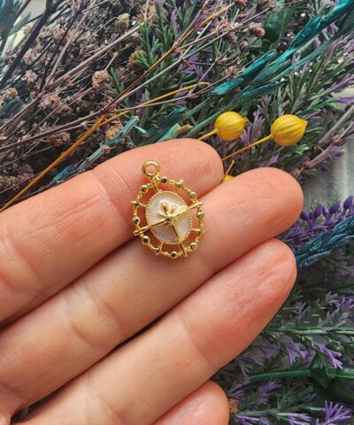 Kutup Yıldızı Motifli Charm Kolye Ucu - 501