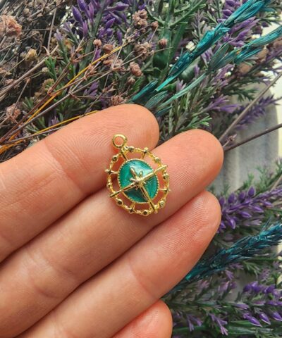 Kutup Yıldızı Motifli Charm Kolye Ucu - 503