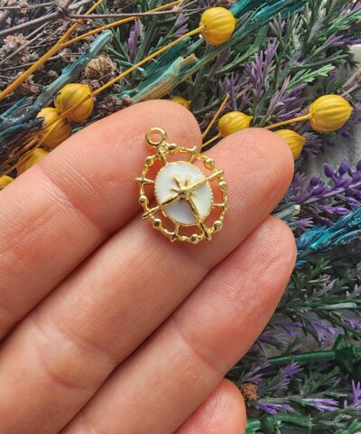 Kutup Yıldızı Motifli Charm Kolye Ucu - 504