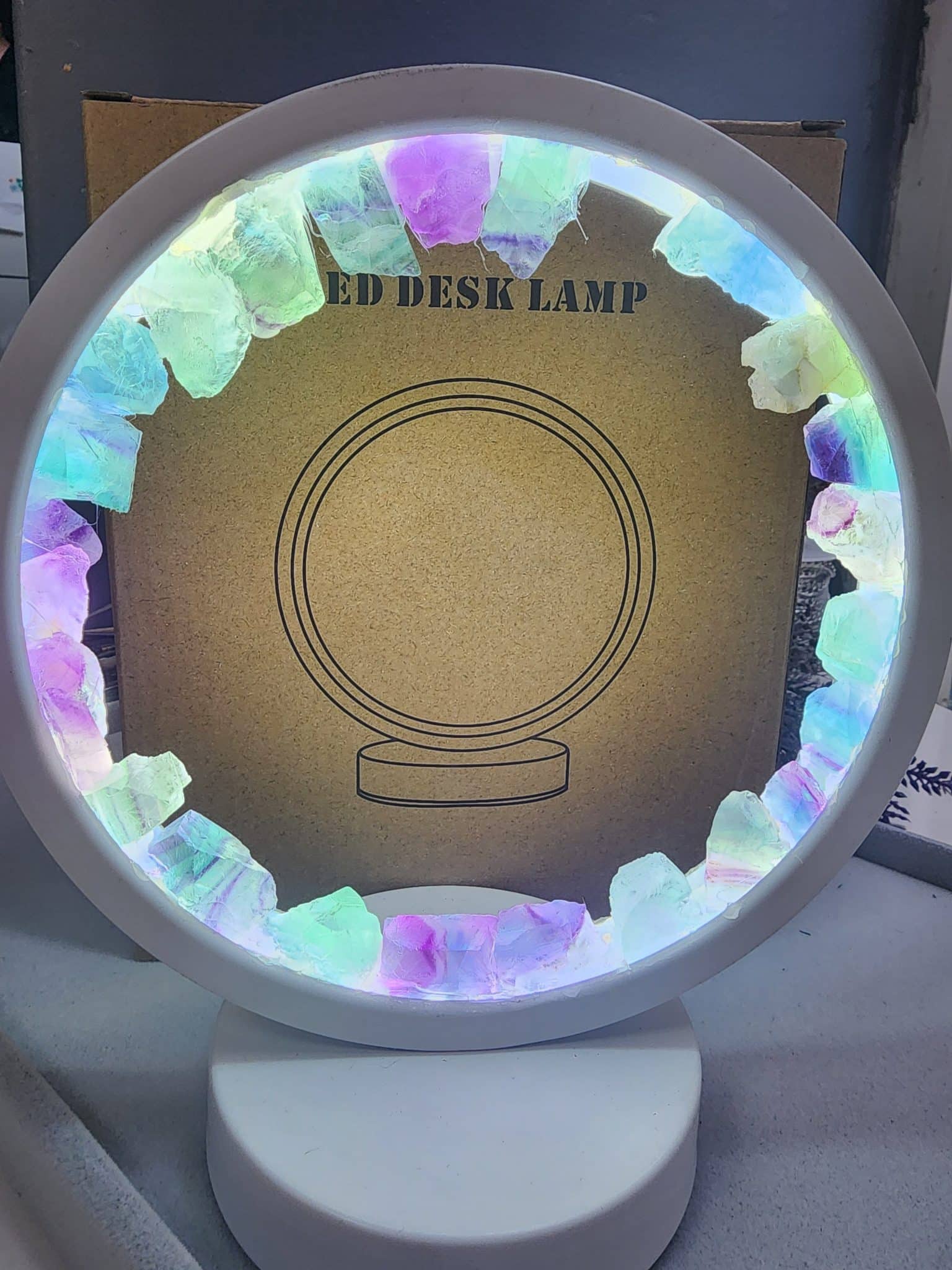 Masa Lambası Florit Taşlı