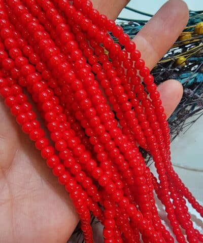 Mercan Renkli Kuvars Taşı - 4 MM