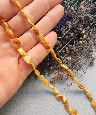 Orijinal Yetişkin Kehribar Kolye 5-7 Gram - 502