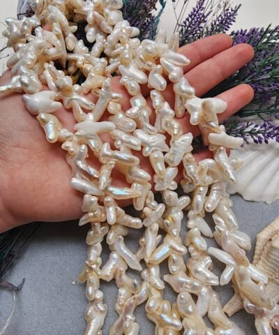 Premium Hac Şekilli Barok Doğal İnci