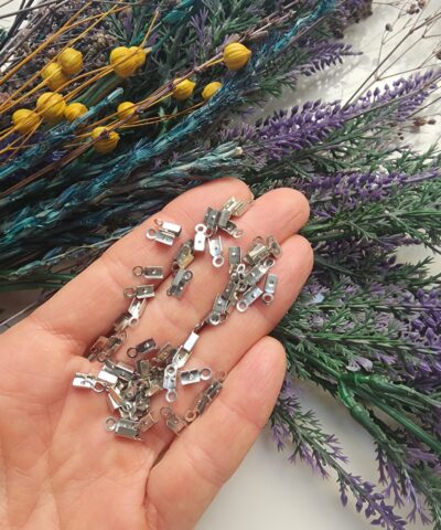 S1 Köşeli Kare Takı Kapama ve Sıkıştırma - Gümüş