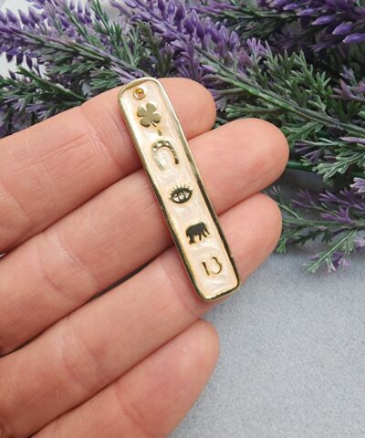 Şans Objeli Çubuk Charm Kolye Ucu - 501