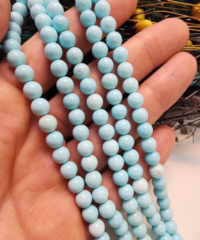 Akua Turkuaz Doğal Taş - 6 MM