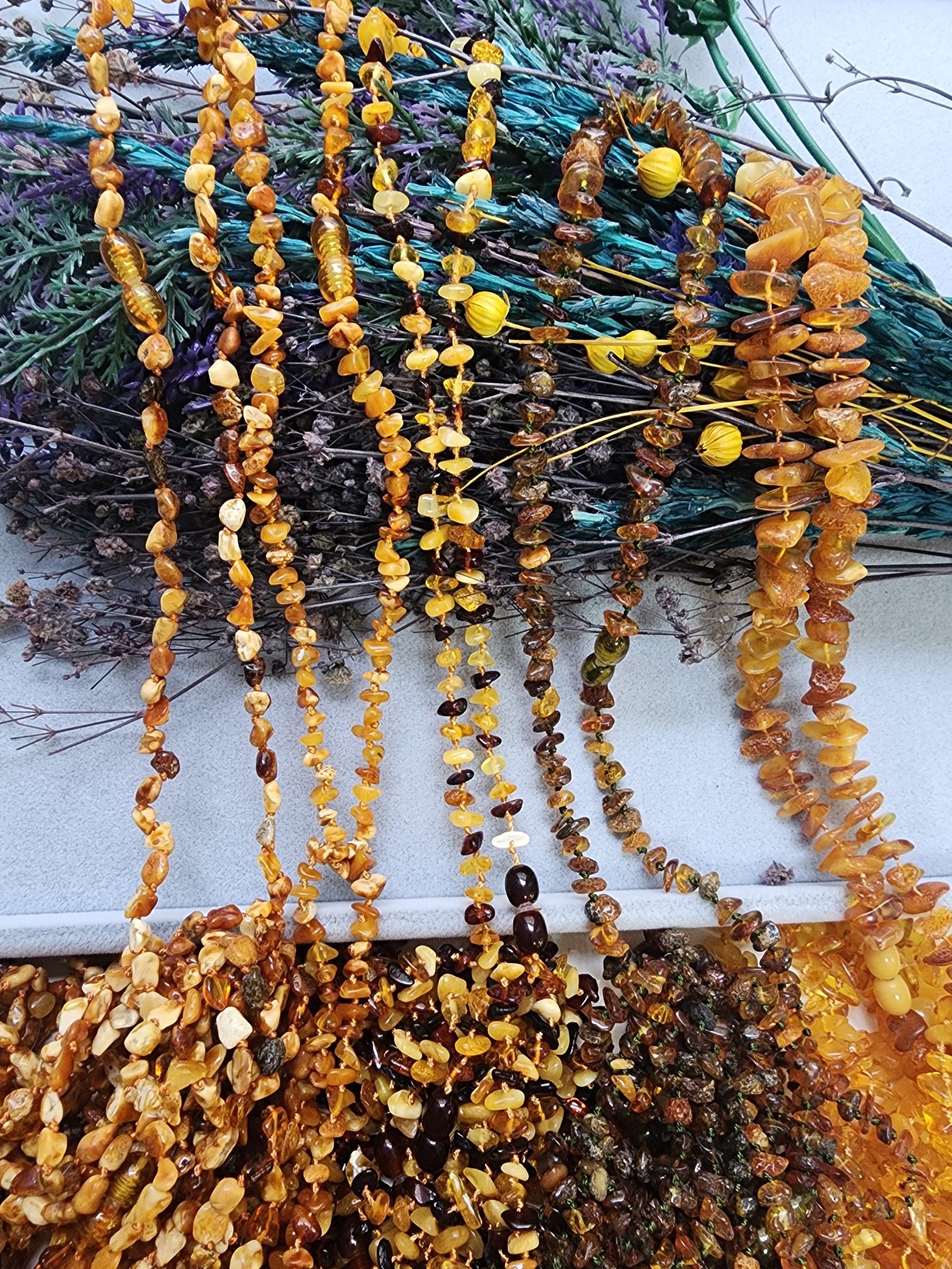 Yetişkin İçin Orijinal Kehribar Kolye