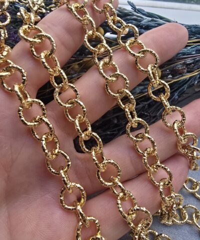 10 MM Desenli Halka Takı Zinciri