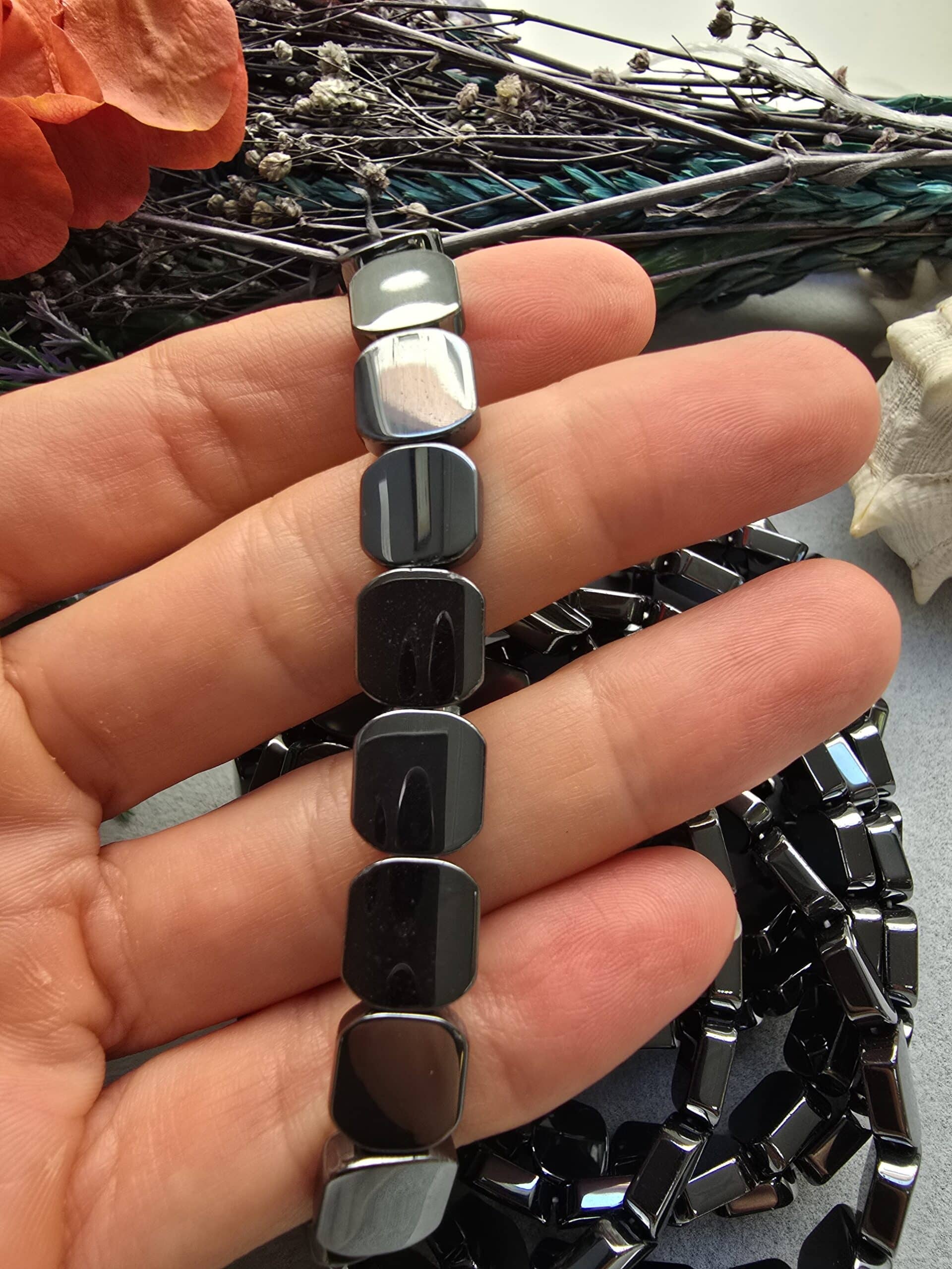 10 Mm Tela Hematit Tasi Bileklik 3